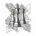 chess piece tattoo design idea