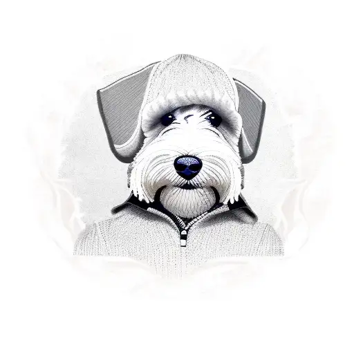 soft coated wheaten terrier rest in peace tattoo design idea