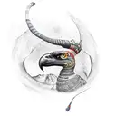 Inca trilogy: condor, puma, serpent tattoo design idea