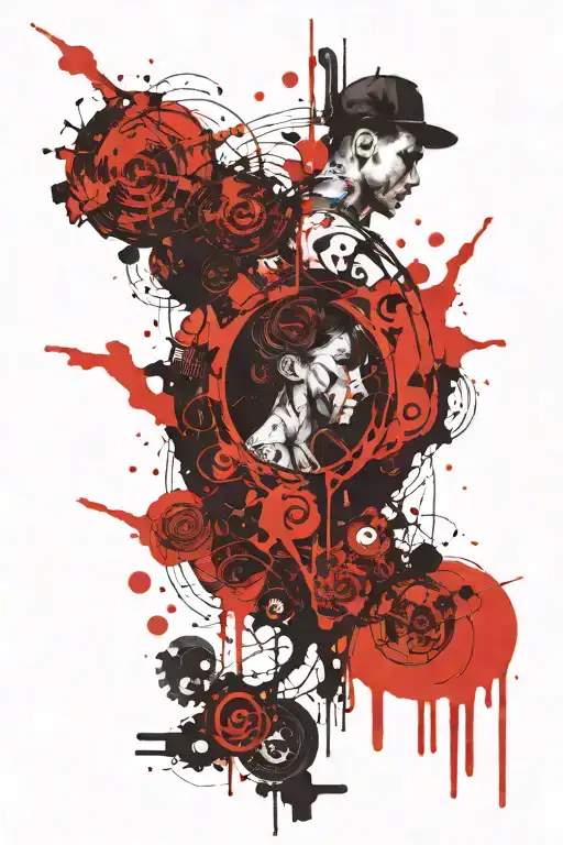 double soul tattoo design idea