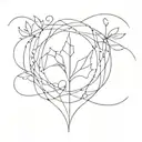 gratitude tattoo design idea