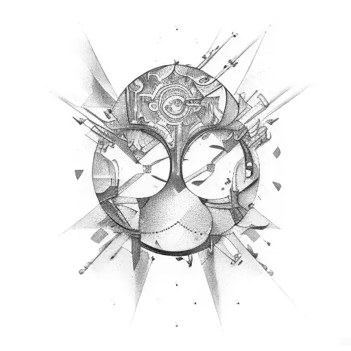 coordinates tattoo design idea