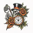 everything passes tattoo design idea