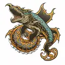 Leviathan tattoo design idea