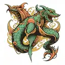 Leviathan tattoo design idea