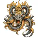 Leviathan tattoo design idea