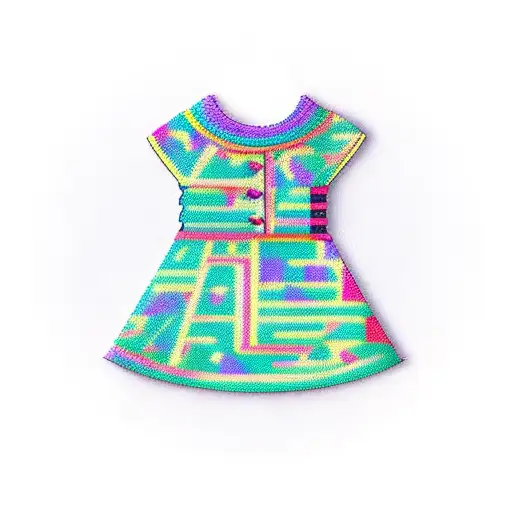 sewing dress forma, Button, needle and threads. fashion icons tattoo design idea