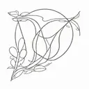 D initial tattoo design idea