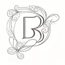 D initial tattoo design idea