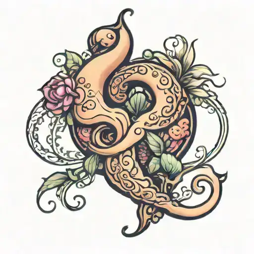 uterus tattoo design idea
