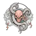 uterus tattoo design idea