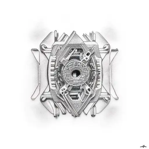 audio cassette tattoo design idea