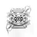 audio cassette tattoo design idea