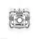 audio cassette tattoo design idea