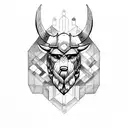Vikings Bear tattoo design idea