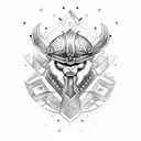 Vikings Bear tattoo design idea