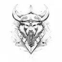 Vikings Bear tattoo design idea
