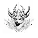 buck tattoo design idea
