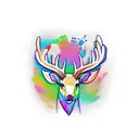 buck tattoo design idea