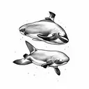 orca tattoo design idea