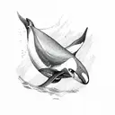 orca tattoo design idea