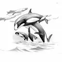orca tattoo design idea