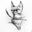 Robin Hood tattoo design idea
