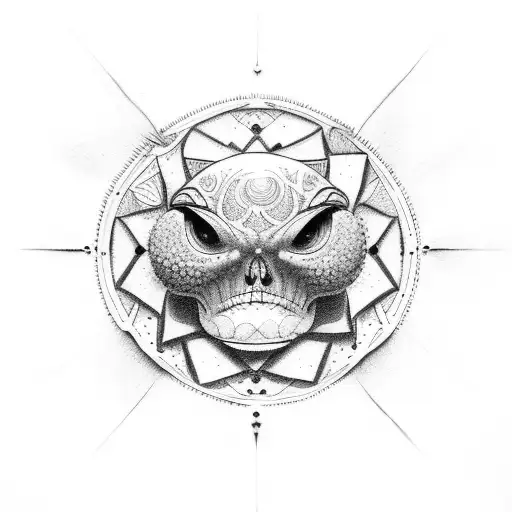 sol tattoo design idea