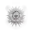 sol tattoo design idea