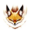 Fox tattoo design idea