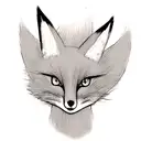 Fox tattoo design idea