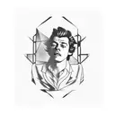 Harry Styles tattoo design idea