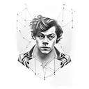 Harry Styles tattoo design idea
