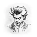 Harry Styles tattoo design idea