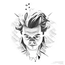 Harry Styles tattoo design idea