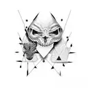 suicidal survivor tattoo design idea