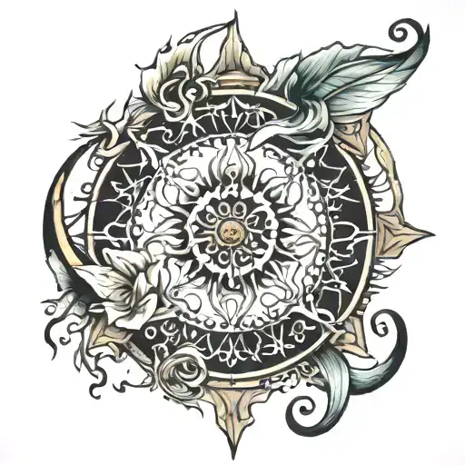 Karma spinal tattoo tattoo design idea