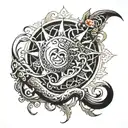 Karma spinal tattoo tattoo design idea