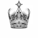 King's Crown tattoo design idea