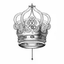 King's Crown tattoo design idea