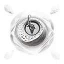 sisyphus with ravens  tattoo design idea