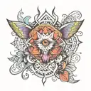 Perception tattoo design idea