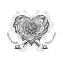 I love you mom tattoo design idea