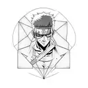 roronoa zoro  tattoo design idea