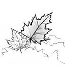 Maple Leaf tattoo design idea