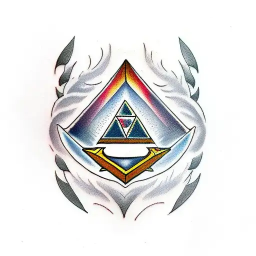Triforce tattoo design idea