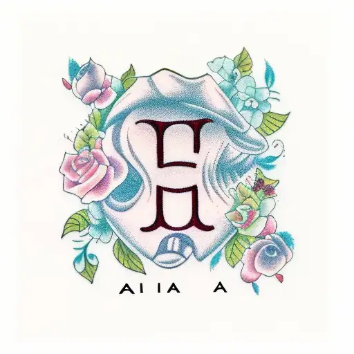 names of ava ella cali in it tattoo design idea