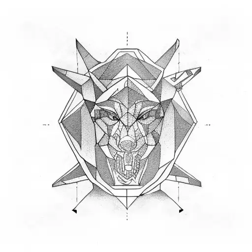 strength of mind tattoo design idea