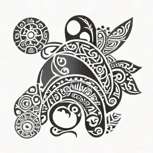 Australia with Samoan tattoo design tattoo design idea