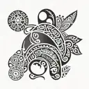 Australia with Samoan tattoo design tattoo design idea